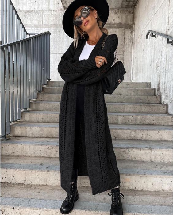 Дълга жилетка