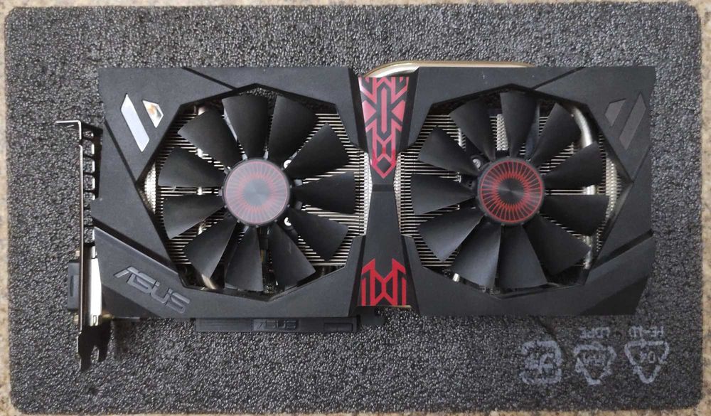 ASUS R9 380X STRIX 4Gb OC б/у в отличном состоянии