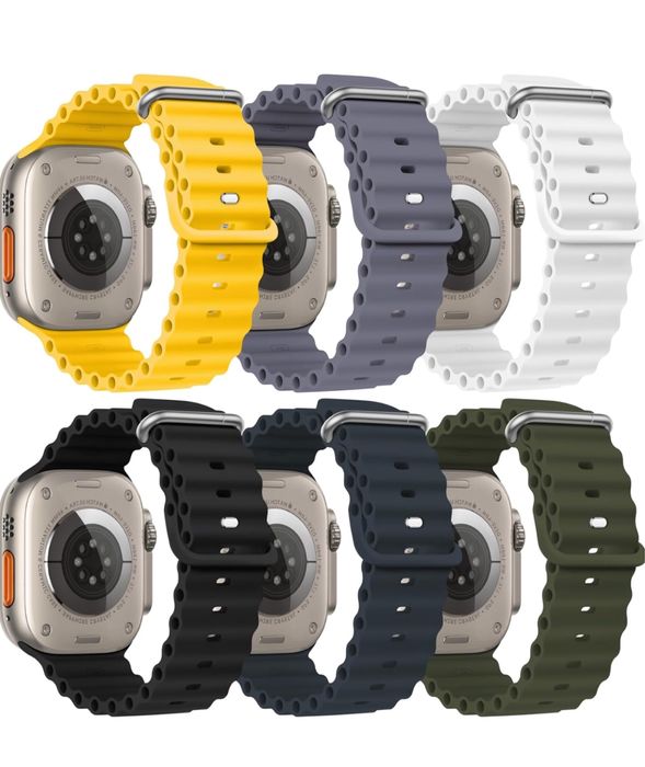 Curea Husa Silicon TPU Compat Ceas Apple Watch Ultra 11 10 9 8 7 6 5