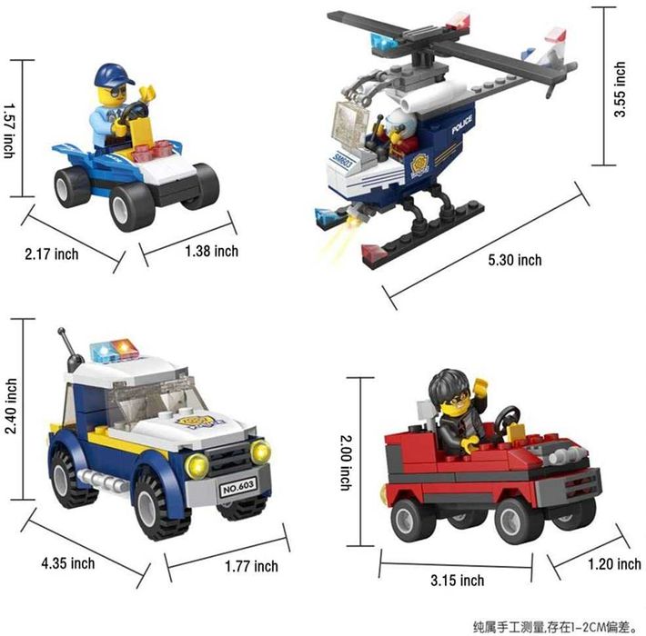 Конструктор City police бягство от затвора 1145 части
