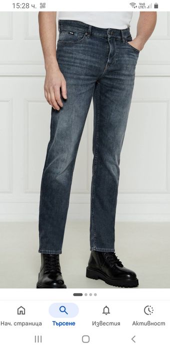 Hugo Boss Delawere Slim Fit Mens Size 38 / 32 ОРИГИНАЛ Мъжки Дънки!