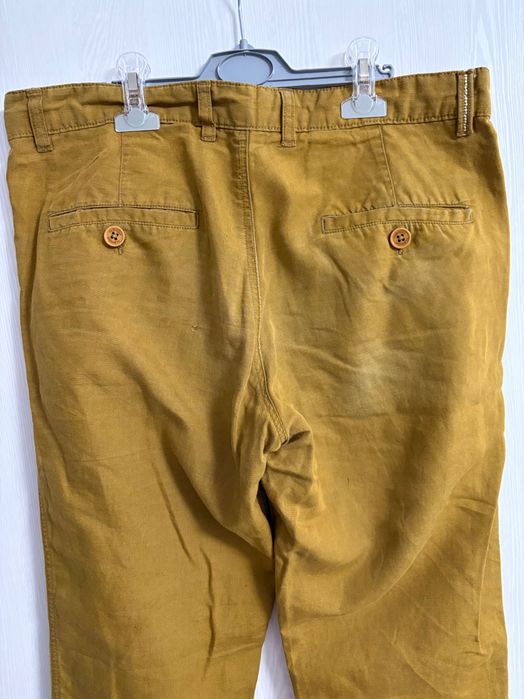Pantaloni culoare kaki/ mustar, marimea 32