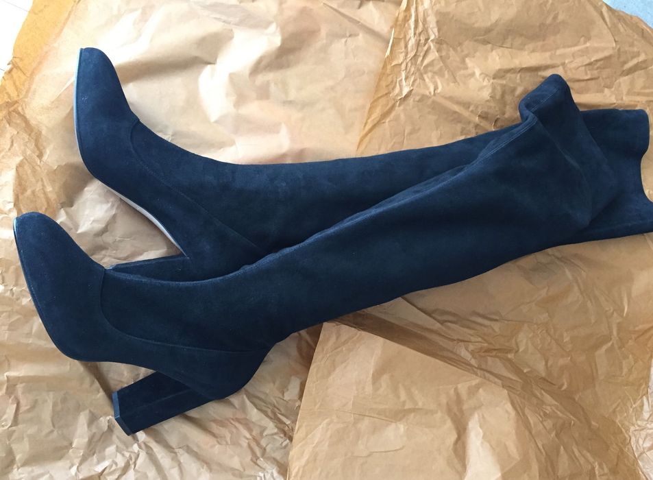 Велурени чизми (overknees) Le Silla, 39, нови