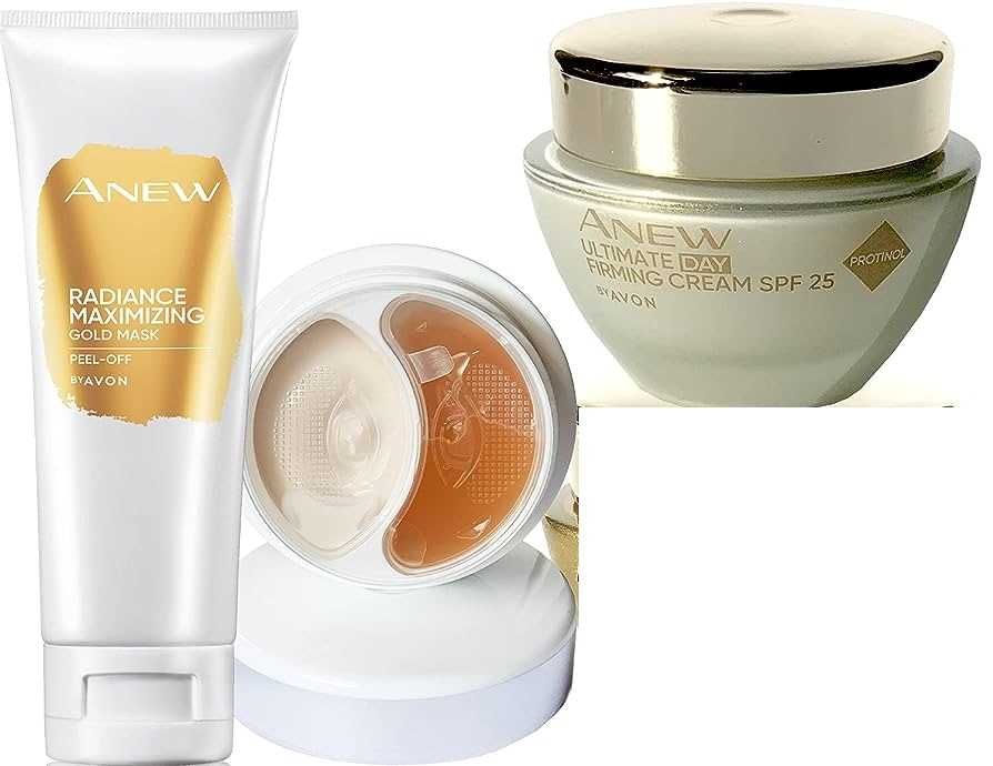 Avon Anew Ultimate Beauty Gift Set(crema fata, masca fata, crema ochi)