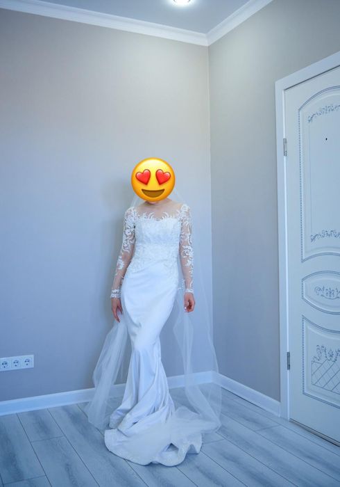 Свадебное платье-рыбка
