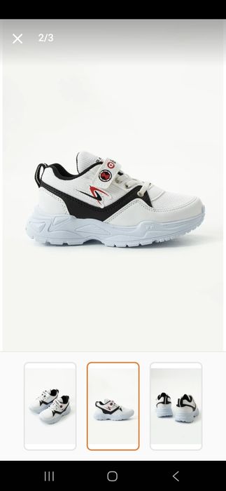 Adidasi unisex 31  albi noi