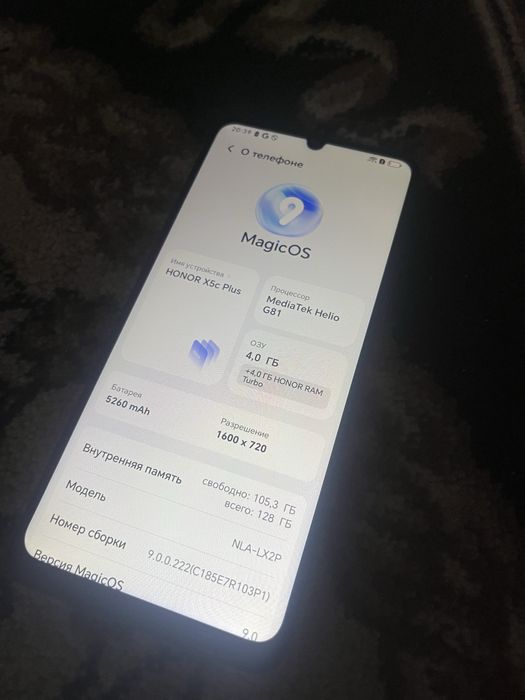 HONOR X5c Plus 128гб в отличном состоянии