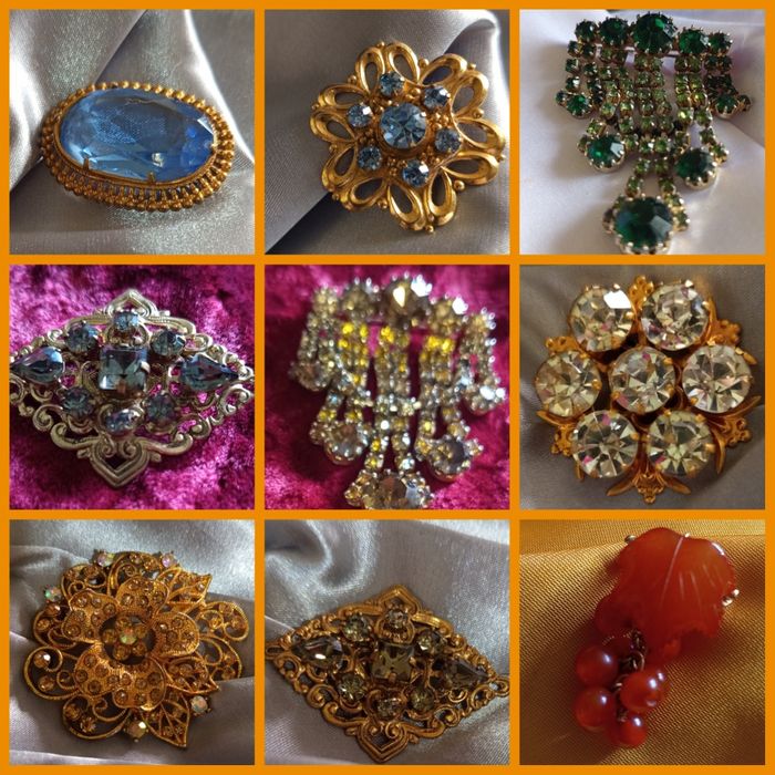 Винтажные чешские, немецкие, советские броши