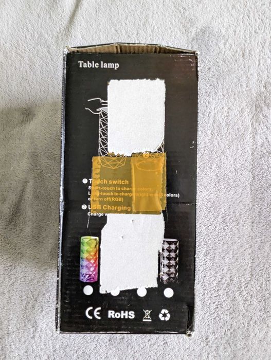 Кристална LED лампа Rose Diamond | Дистанционно и батерия