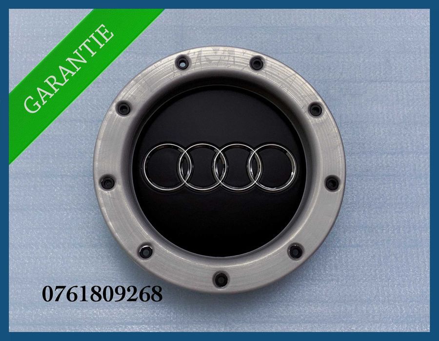 Capac negru 146mm 8D0601165K jante aliaj Audi A2 A3 A4 A6 A8 TT