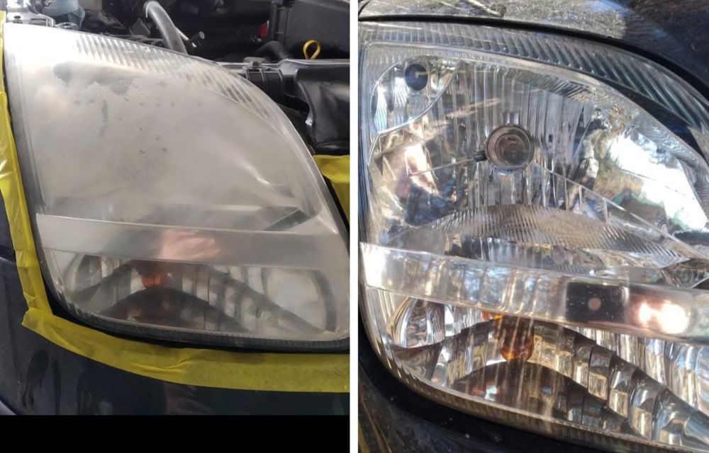 Полиране фарове 20евро.