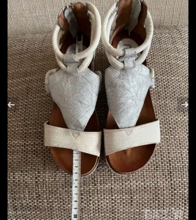 Страхотни сандали 38номер от ест. кожа-2бр.. и 36 розови