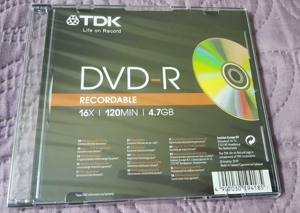 Discuri Blank DVD-R cu carcasa in tipla