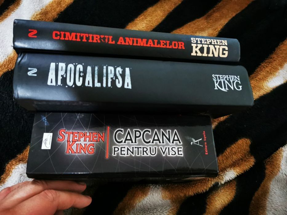 CIMITIRUL ANIMALELOR Cartonata, Apocalipsa cartonata, La miezul noptii Stephen King set două volume