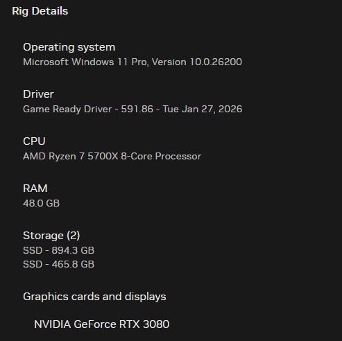 Pc Gaming Ultra Ryzen 7 5700x - RTX 3080 - 48GB RAM