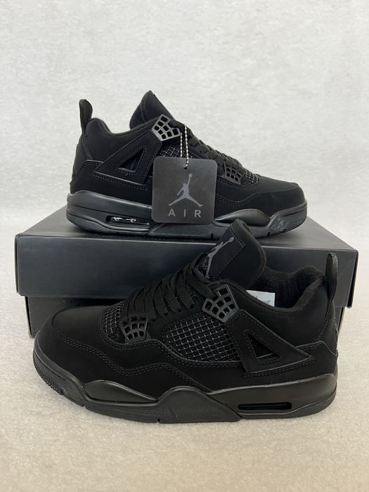 Nike Air Jordan 4 BlackCat AJ4 Black