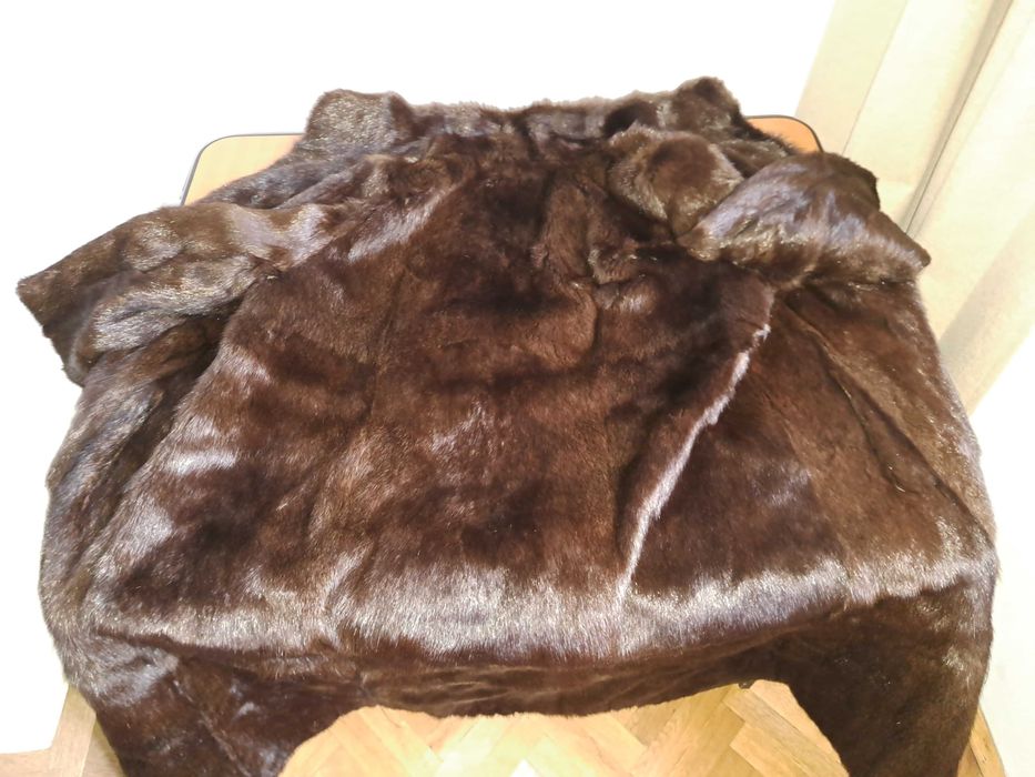 Палто от норка, естествена кожа