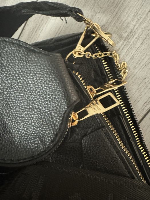 Geanta louis vuitton lv neagra set de 3 noua