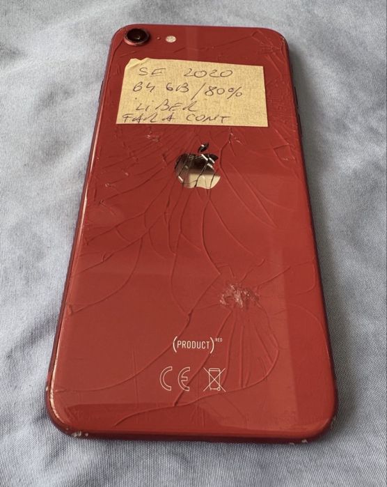 Iph SE 2 baterie 80% Red