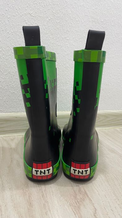 Резиновые сапоги Майнкрафт