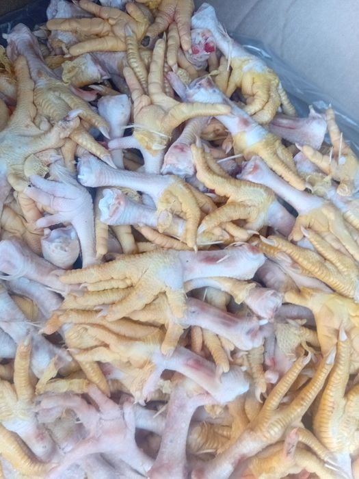 Куриные лапки  головы