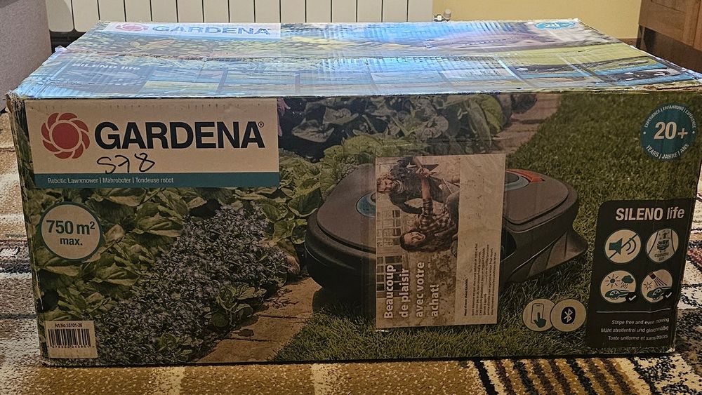 Robot de tuns iarba Gardena Sileno Life 750 m² – NOU, nefolosit