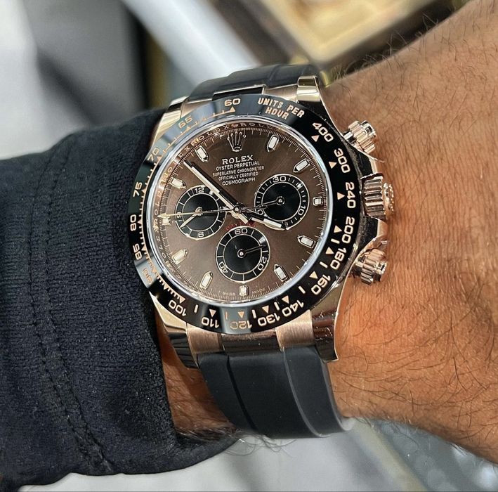 Rolex Daytona Oysterflex Chocolate