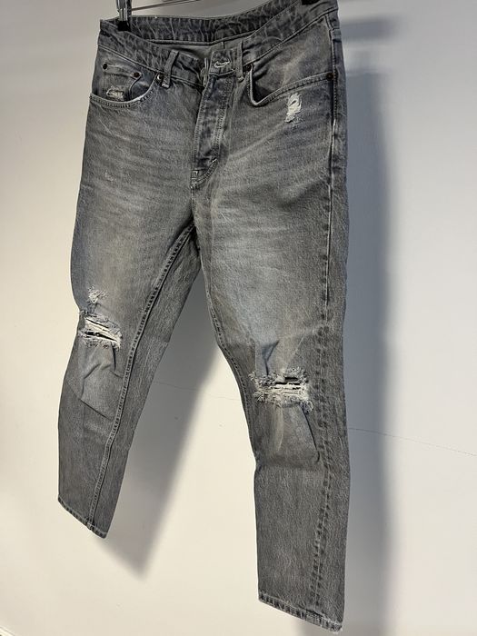 Vand blugi Zara Dad Jeans gri