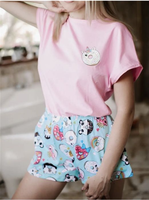 Shortik futbolka pijama