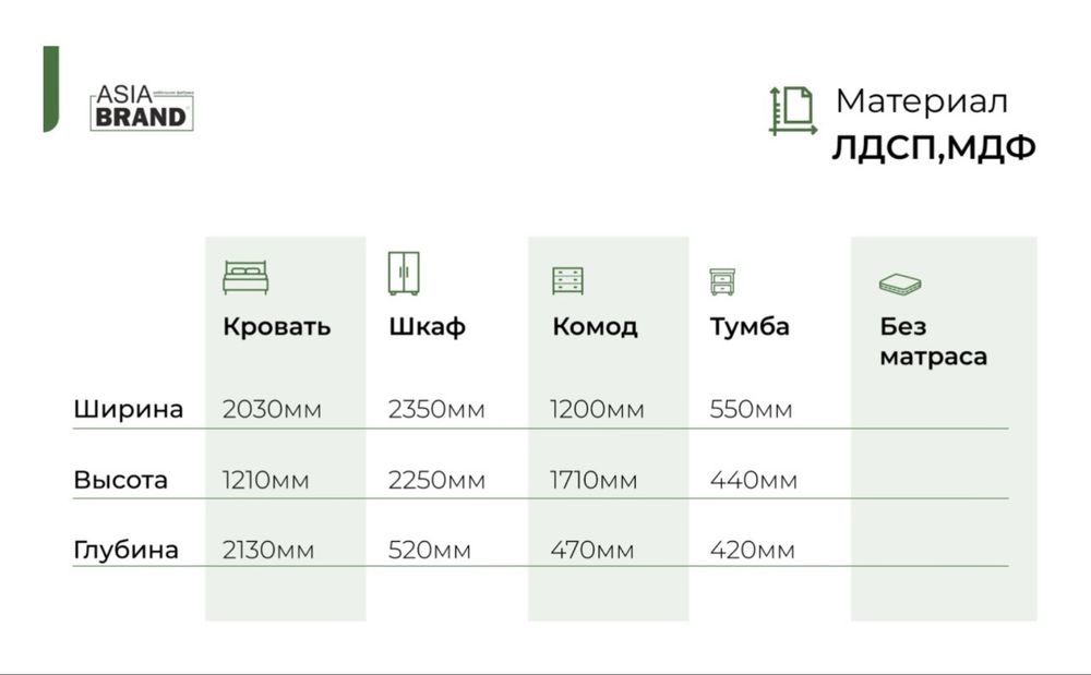 Спальный гарнитур