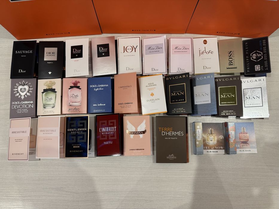 ПРОБНИКИ Mancera, Dior, Dolce & Gabbana, Hermes, Paco Rabanne и другие