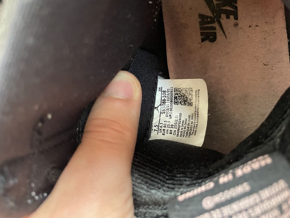 Jordan 1 High Retro OG Bleached Charcoal