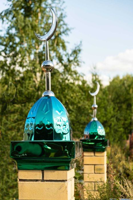 Куполы и полумесяцы для мечетей и мазаров