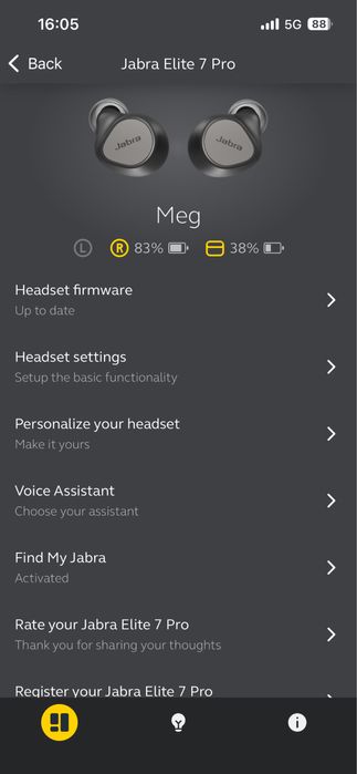 Jabra Elite 7 Pro, wireless, bluetooth, ANC