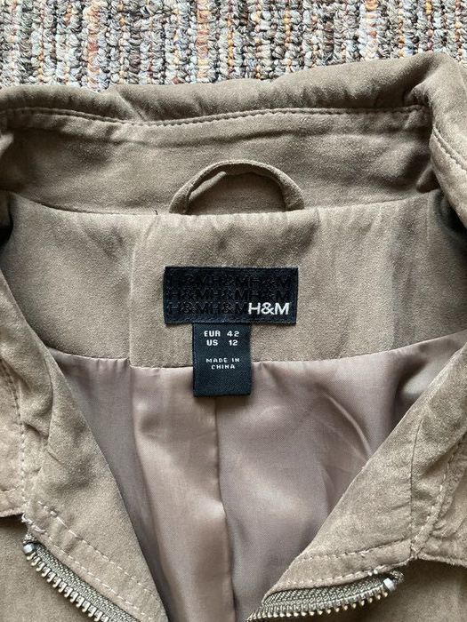 Jacheta H&M satinata bej - marime M/38