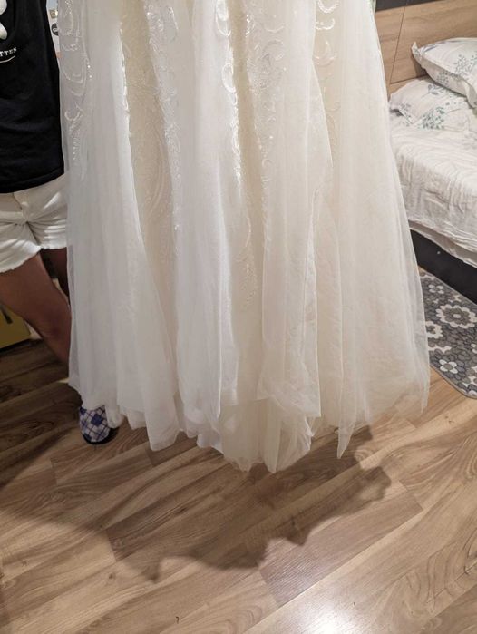 Булчинска рокля + воал купувана  от Асеновград