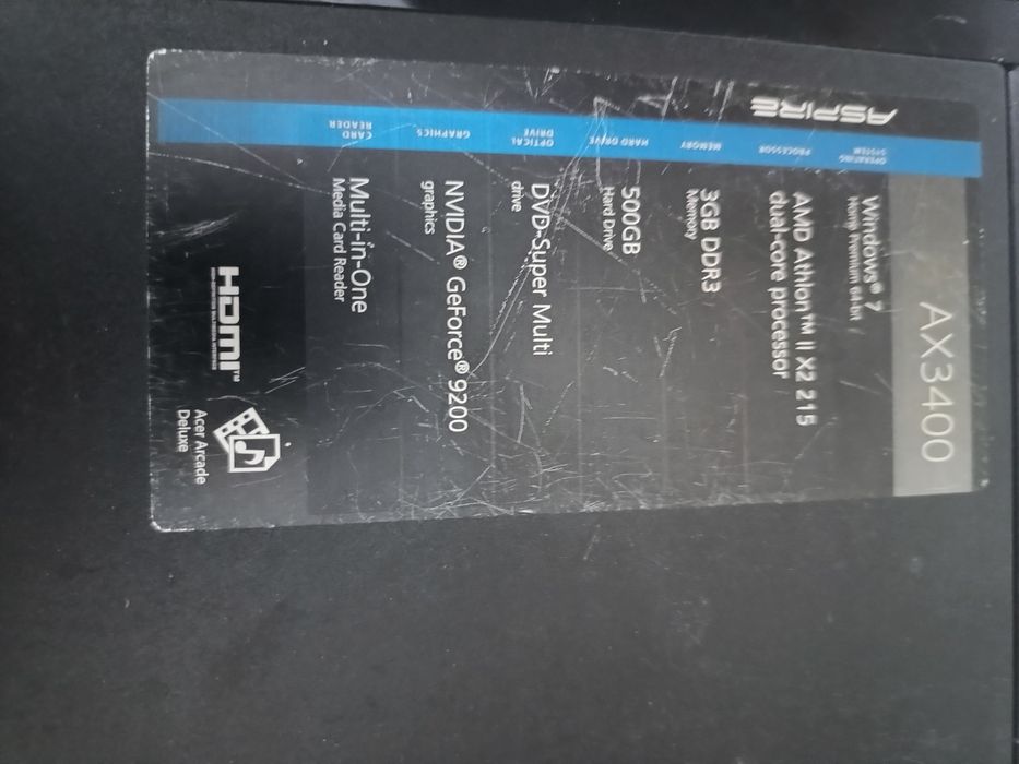 Vind calculator Acer cu 4 GB rami ddr3