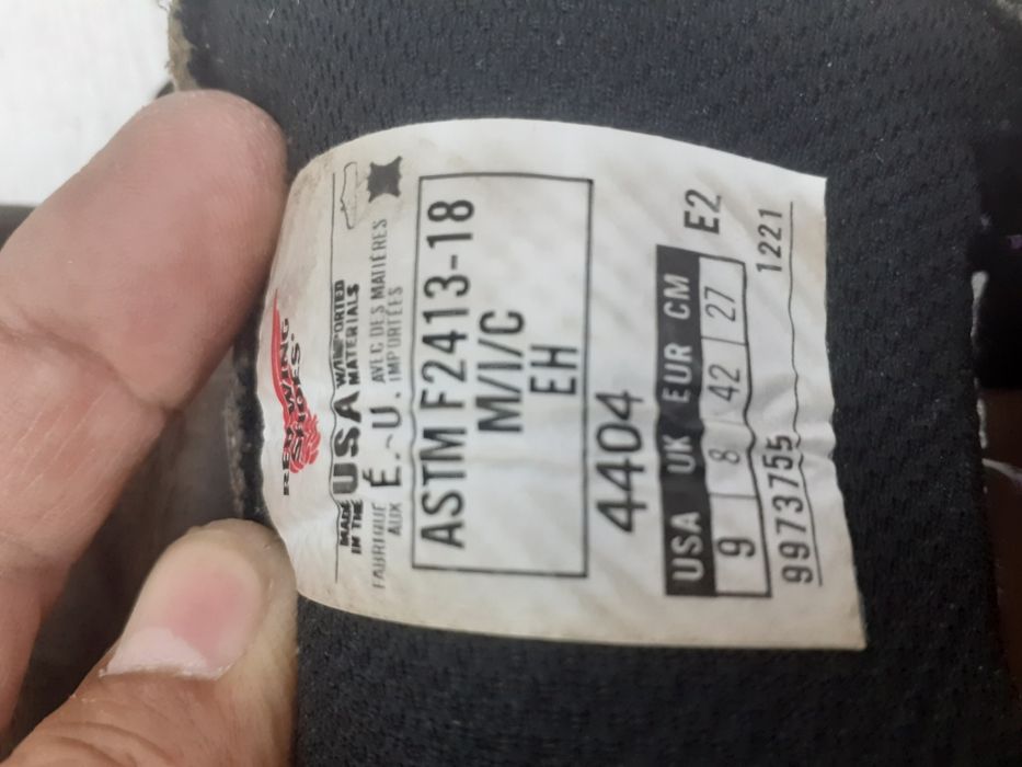 Спец обувь red wing