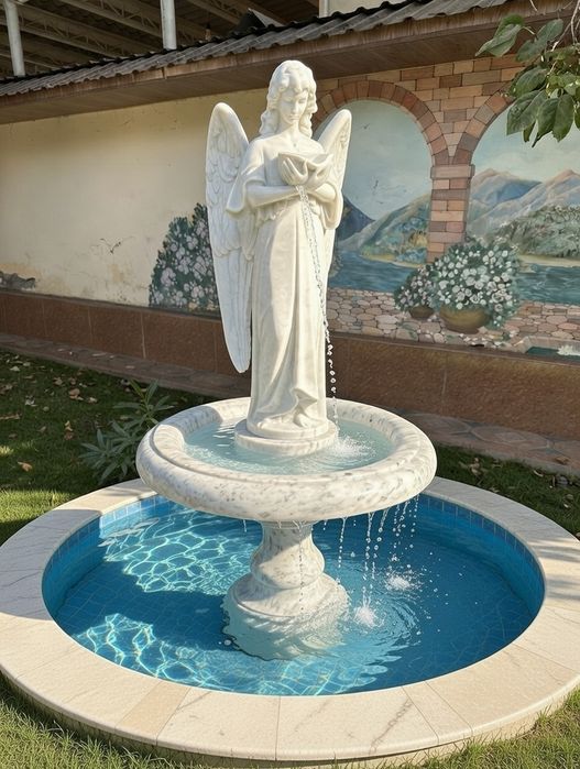 Фонтаны из натурального камня