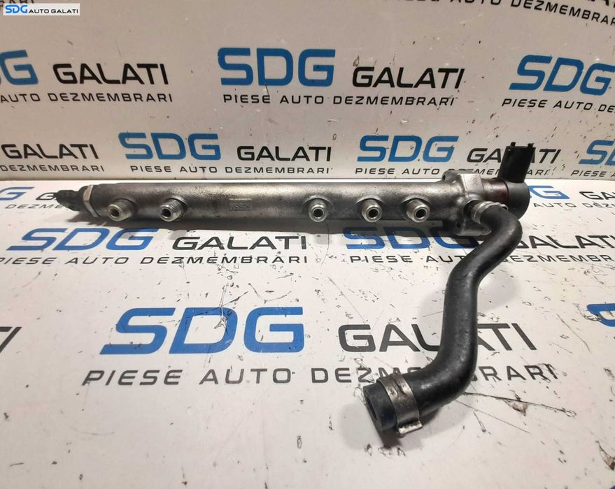 Rampa Presiune Injectoare Distribuitor Carburant Motorina Fiat Doblo 1.3 JTD Multijet 2000 - 2010 Cod 46817523 0445214044 [N0224]