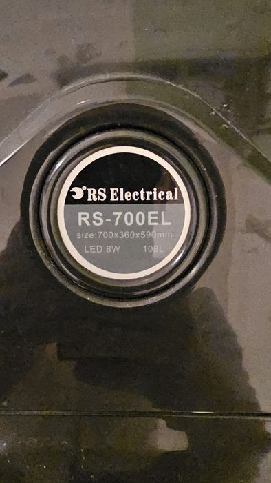 Аквариум RS Electrical RS-700EL (108 л) + пълно оборудване и аксесоари