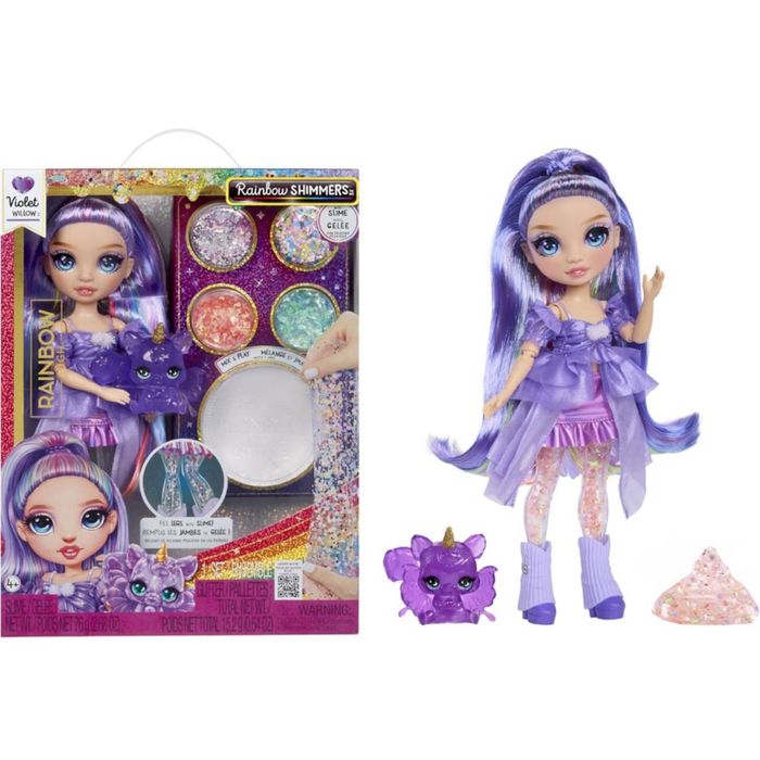 Десткая игрушка кукла Rainbow High Rainbow Shimmers with Slime