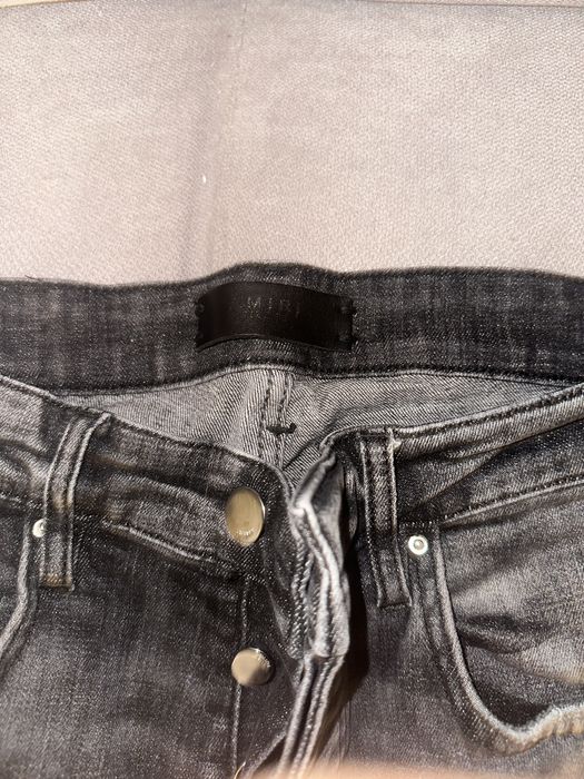 blugi amiri gri skinny marime M