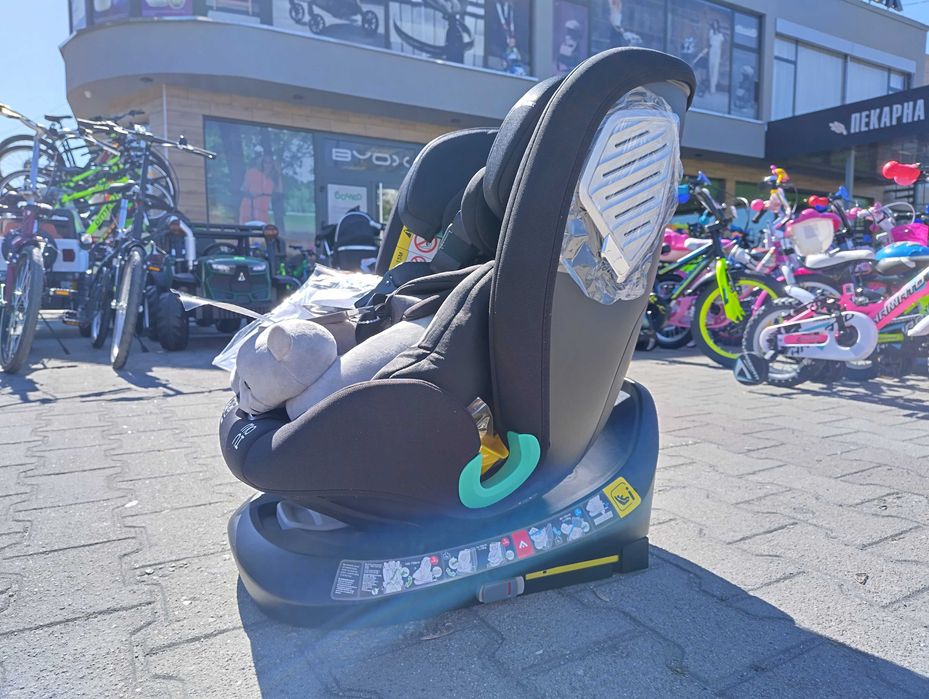 MONI Стол за кола SERENGETI 40-150 см черен