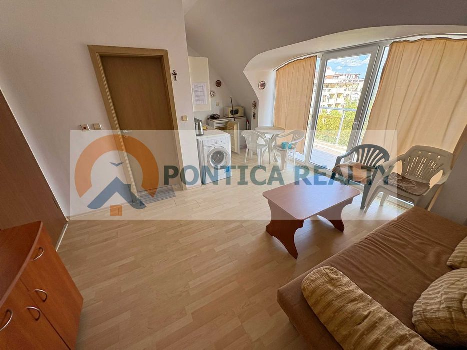 Двустаен апартамент в южната част на Слънчев Бряг