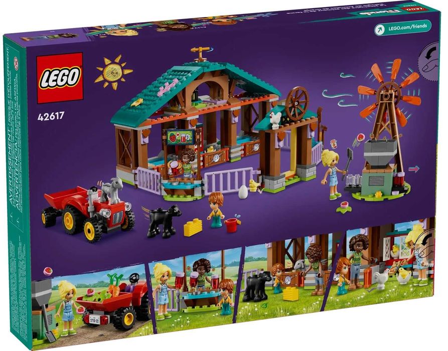 НОВО LEGO Friends 42617 - Убежище за селскостопански животни