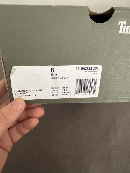 Timberland  piele marimea 39 noi