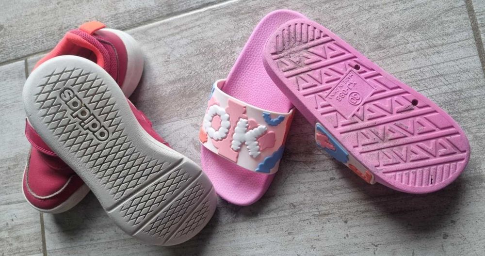 детски маратонки Адидас + джапанки номер 29