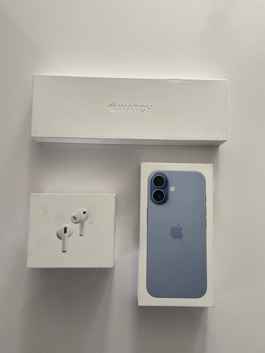 Iphone 17+ accesorii Apple watch S11 46 mm, airpods pro 3