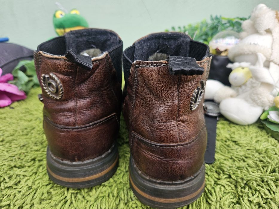 Bugatti мъжки боти от кожа N43